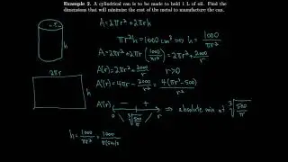 Исчисление 4.7. Задачи оптимизации