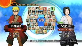 Naruto Shippuden: Ultimate Ninja Storm 2 All Characters [PS4]