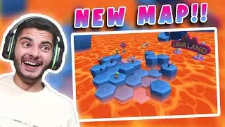 STUMBLE GUYS NEW LAVA LAND MAP GAMEPLAY