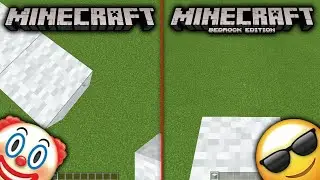 Java Players vs Bedrock Players #shorts