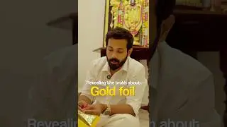 Are you planning to buy TANJORE PAINTING ? Then check out this shorts to know about GOLD FOILS