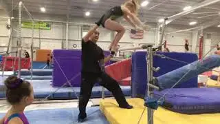 Spotting drop kips to casts drill