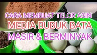 PANDUAN CARA BIKIN TELUR ASIN DENGAN BATA MERAH, YANG MASIR & BERMINYAK