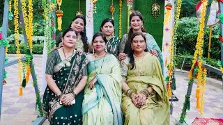 Hariyali🌱 teej vlog in society/ games/ramp walk/ jhula / our group dance #pahadifamily #teej #vlog 