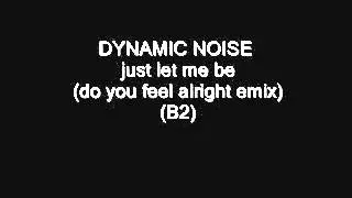DYNAMIC NOISE   just let me be do you feel alright remix B2