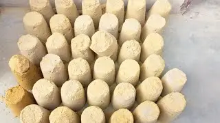 Series part =10 ||pure golden sand🌪✨||dry clay pot and dry floor crumbles💣🌪|| satisfying dust play😇