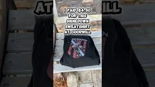 I made $40 on a Shinedown sweatshirt #christmasgifts #reselling