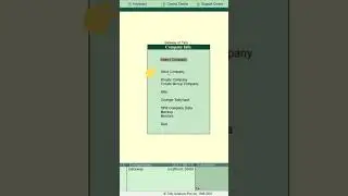 How to shut company in Tally erp9 || Tally er9 me company shut kaise kare || #shorts #tally #viral