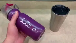 Comparing KleanKanteen and O2Cool Water Bottle!