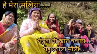 हे मेरी सखिया चकौरा, घुघुती को घोल | भावनात्मक पहाड़ी लोकगीत | पहाड़ी महिलाओं की प्रस्तुति