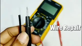 Digital multimeter wire repair