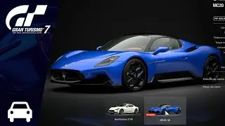 GT7 - Update 1.36 - Buying the Maserati MC20 &acute;20 | Price and Colors
