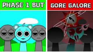 Sprunki Phase 1 But  GORE GALORE DOUBLE DATE VS ???