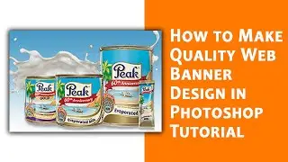 How to Make Quality Web #Banner #Design in #Photoshop Tutorial