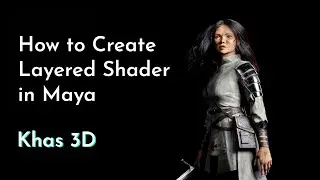 How to create Layered Material in Maya | Arnold | Add Dust and Makeup