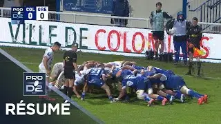 PRO D2 Saison 2025-2026 J13 - R&eacute;sum&eacute; Colomiers Rugby - FC Grenoble Rugby