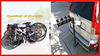 Quality product -  MaxxHaul 70210 Hitch Mount Bike Rack 4-Bike Rack, Black For Cars Trucks SUV's Min