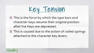 Typewriter Tensions |PSC Eduvalley|