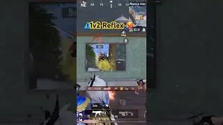 1v2 Reflex 🥵 1v2 UMP Red Hp Reflex 🔥 #pubgmobile #bgmi #shorts #1v2 #reflexes