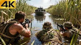 【4K】2026 ACTION: Elite Guerrillas Lurked in River, Launched Lightning Strike and Left No Enemy Alive