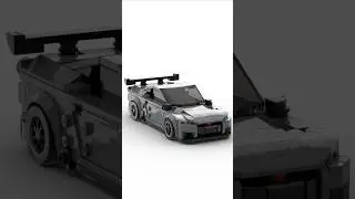 Lego Nissan GTR R35 animated build Moc by C.M.D on Rebrickable #lego #nissan #nissangtr