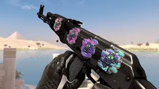 [КОМПЛЕКТ НАКЛЕЕК] 4x НАКЛЕЙКИ Get Smoked Holo