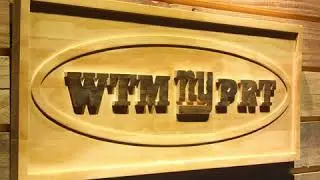 New York Giants Wellington Mara and Robert Tisch Memorial Wood Sign   Legacy Edition
