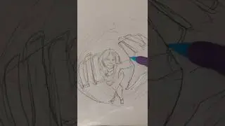 Perspective fisheye #drawing #halyc