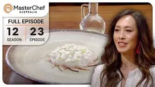 A Raw Scampi and Fig Capaccio Challenge | MasterChef Australia Back to Win