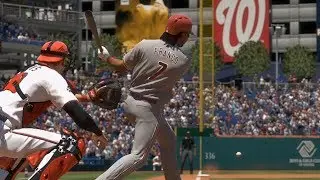 MLB The Show 18 - Washington Nationals vs Philadelphia Phillies - Gameplay (PS4 HD) [1080p60FPS]