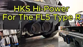 HKS Hi Power Exhaust For The FL5 Honda Civic Type R