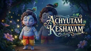 अच्युतं केशवं कृष्ण दामोदरं | Divine Krishna Bhajan