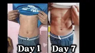 7 day abs challenge at home #calisthenic#