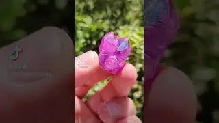 Pink Aura Quartz Crystal Part 1 #aura #quartz #crystal