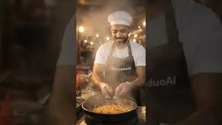 AI Made Street Maggi 😳 | Would You Eat This? | AI Cooking Experiment #food #kitchenduoai #cooking