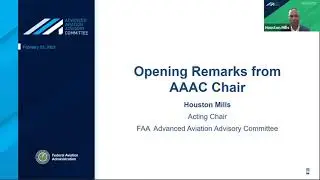 Advanced Aviation Advisory Committee Virtual Public Meeting