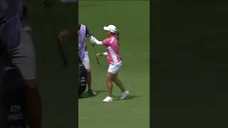 Steph Kyriacou with the perfect chip for an eagle! 🤩🔥