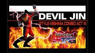 Tekken Tag Tournament-  Jin Kazama /Devil Jin Combo Act # 1 EWGF! #tekkentagtournament #fyp #tekken