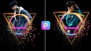 Triangle pop out effect tutorial | triangle pop out effect | sketchy arts |