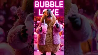 🤯 Capybara's Boba Bliss! The First Sip of Sweet, Chewy Wonder!