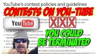 Contests And Giveaways - You Could Lose Your Channel Must watch