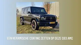 Een  Mercedes G63 AMG met een Glascoating cq Ceramische coating inzetten