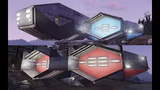Onyx Nightshade Meets Fallout 76 - Spaceship MKII Camp