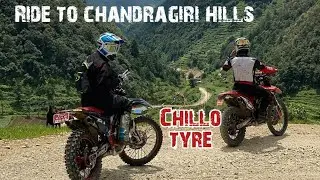 Ride to chandragiri hill || Khatra ramailo vho || 4 outa dirt bike 🥵