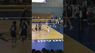 Hilir Henno from UC Irvine sides out against Hawaii Men&rsquo;s Volleyball 2024