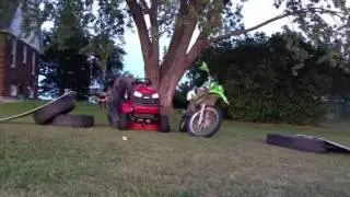 Jumpin bikes and mowers