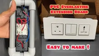 How To Make Extension Board At Home! With PVC Pipe ! #creative #tips #ideas #electrical #diy