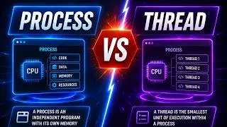 Process vs Thread Explained: What’s the Difference? #ProcessVsThread
