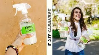 5 DIY CLEANERS | My Favorite Natural Cleaning Products!