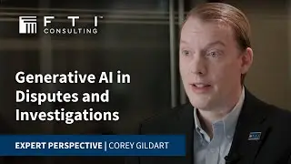 Generative AI in Disputes and Investigations